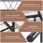 Lit plateforme en bois massif avec tête de lit Loronda Mid Century-279800825-274824083