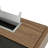 Compact Computer Desk with Multiple Storage