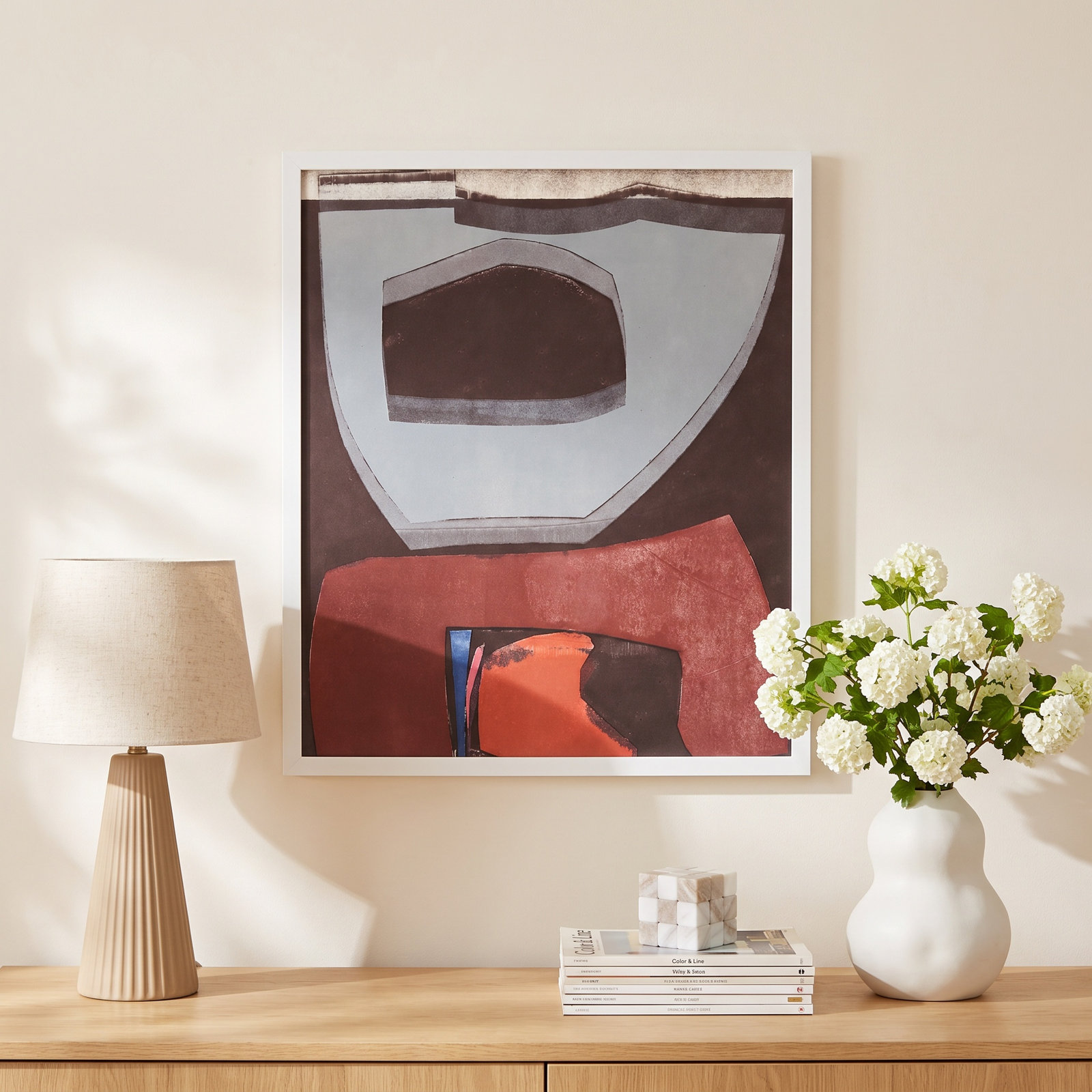 Solano "Istanbul 12" Print by Rob Delamater, 25" H x 21" W, White