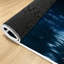 Tapis bleu lavable à la machine Super Moon-129431129