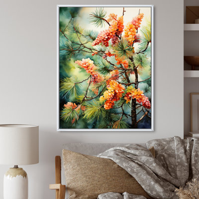 «Pine Tree Autumn Symphony I» sur toile