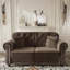 Velours Chesterfield canapé garniture cloutée capitonnée-1336558930