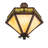 Rustic Lodge 4 - Light Dimmable Geometric Chandelier