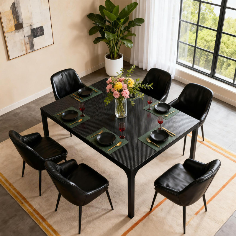Table de salle à manger 78 "pour 6 à 8 personnes