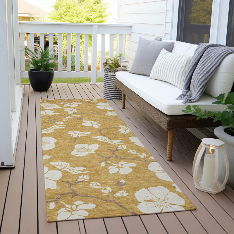  Machine Washable Indoor/Outdoor Chayden ACN1032 Rug, Runner 2'3" x 7'6"