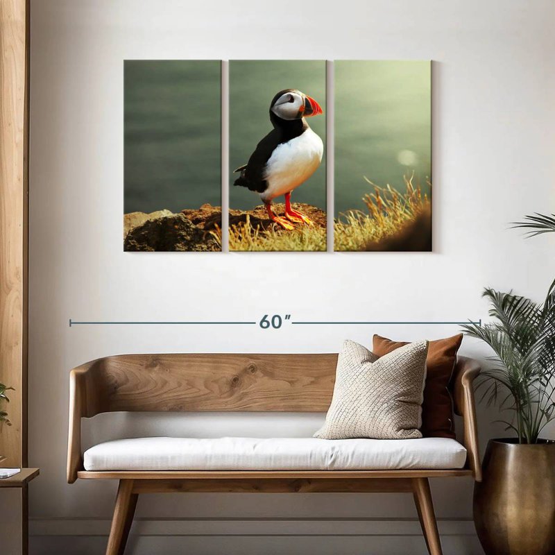 Brampt Proud Puffin, 28" H x 45" W