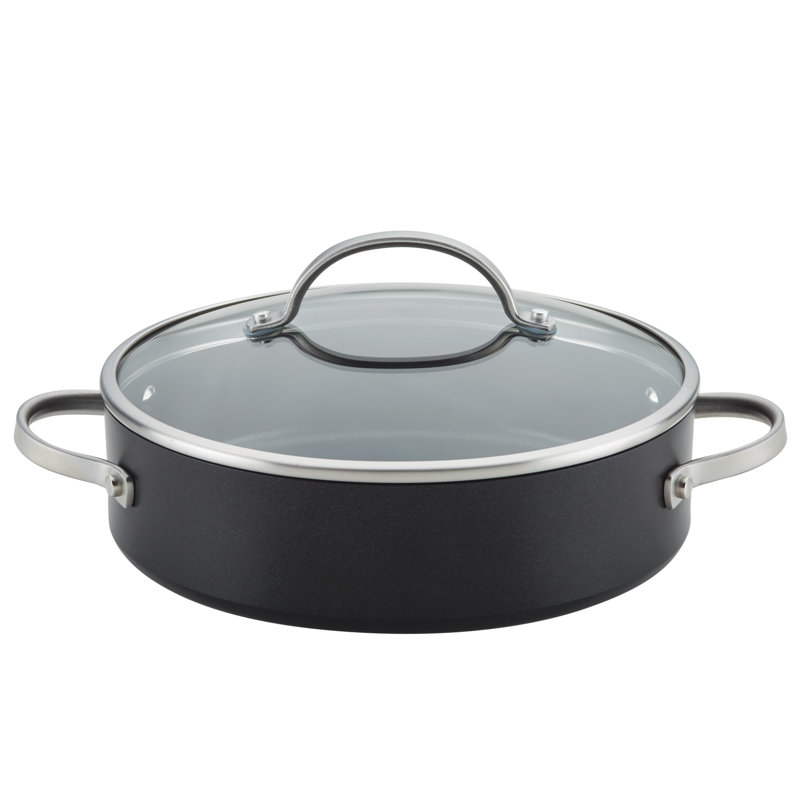Onyx Nonstick Aluminum 3-Piece Cookware Set with Lid