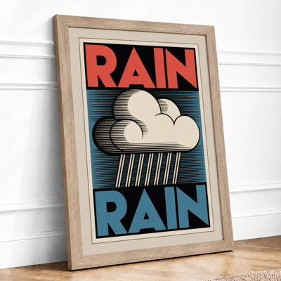 Rain Typography - Print