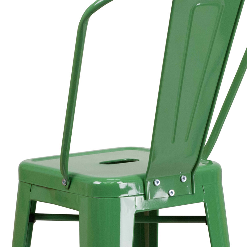 Tabouret de bar Iddings, Vert lustré, 1, Tabouret de bar (siège d'une hauteur de 30 po)