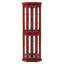 Vitrine d'angle moderne avec verre trempé cerise-1972146726