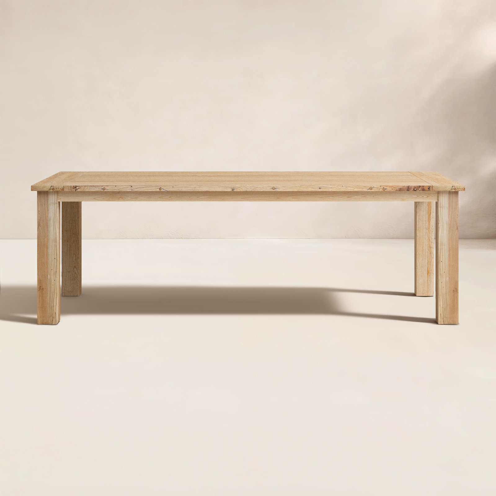 Bedwell Teak Patio Dining Table, 40" W x 94" L x 30.3" H