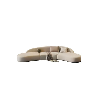 Curved negotiating sofa
