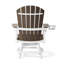 Chaise pivotante Featherstone Adirondack, blanc-130678693