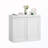 Double Doors Storage Cabinet with Adjustable Shelves