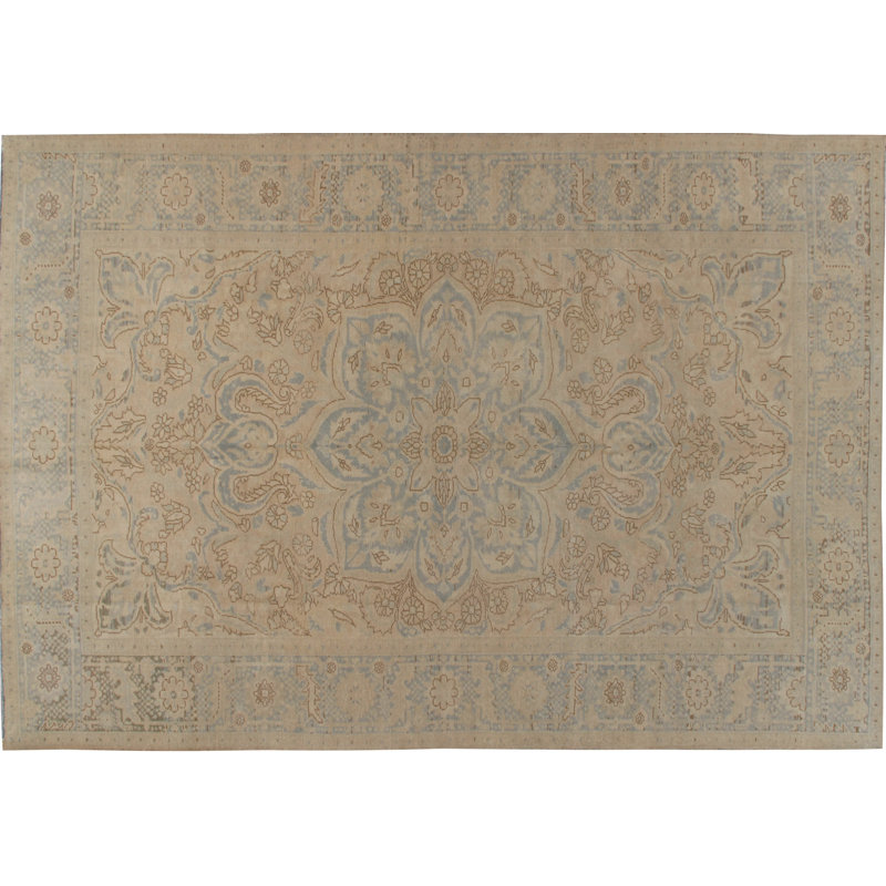 Vintage One-of-a-Kind Rectangle 8'1" X 11'5" Hand Knotted Area Rug