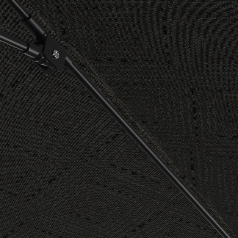 Parasol de marché 108 "x 108 Santana, Noir, noir, noir, noir, Domino Lagoon - Pacifica Premium
