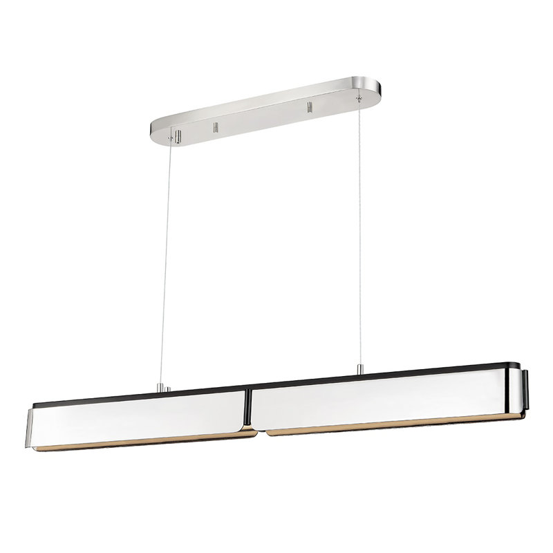 Tribeca 2 - Light LED Pendant, Burnished Nickel/Black