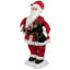 Figurine musicale de Noël 24 pouces avec bougie lumineuse
