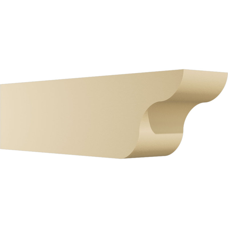 Queue de chevron en uréthane standard caramel l 6 po x H 8 po x L 30 po brun clair, H 8 po x l 30 po x P 6 po