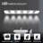 Modern LED Vanity Light With 6  LED Light Holders