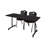 Nicklos Mobile T-Base Training Table, 2 M Stack Chairs-32973173-32973176-32973179