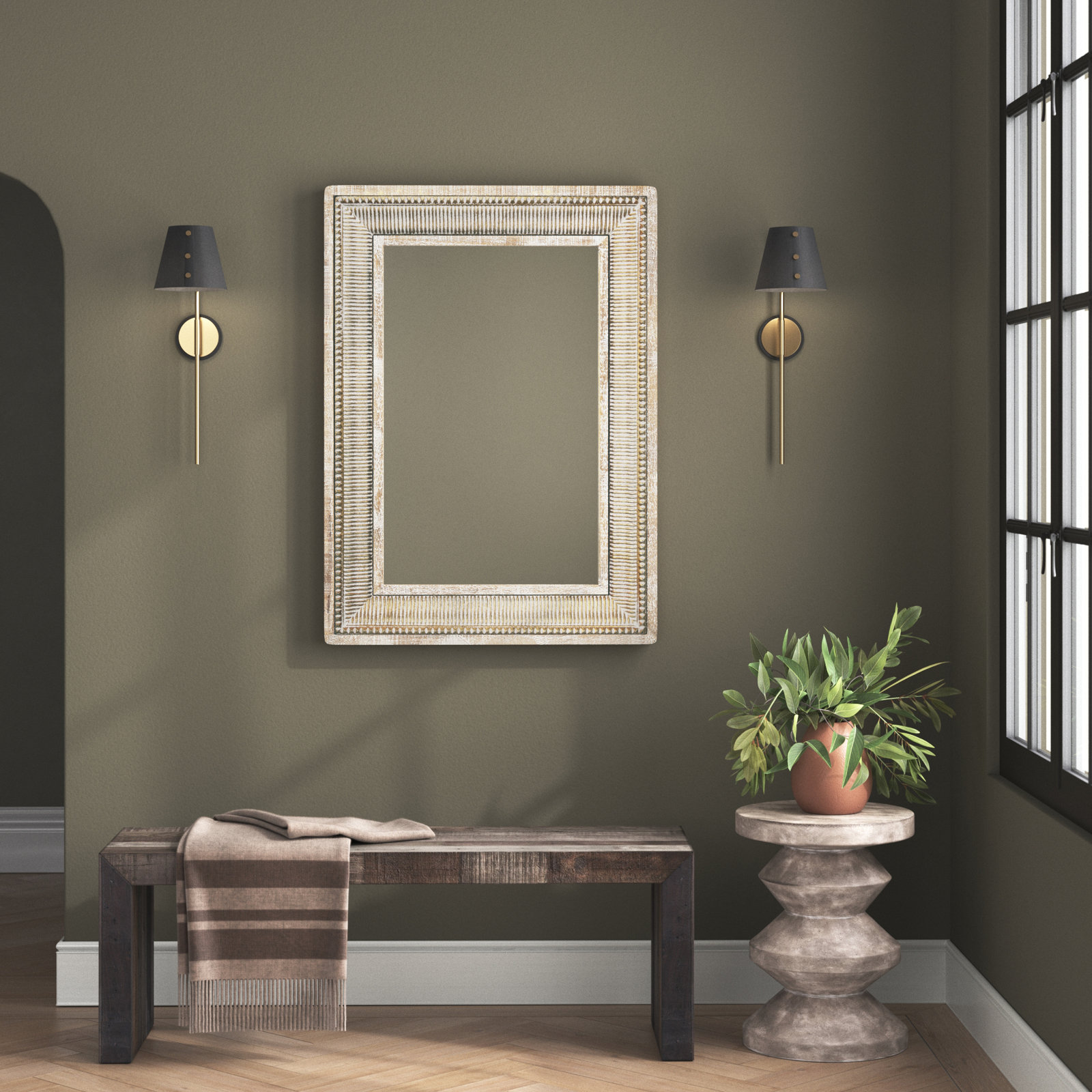 Una 31" Accent Mirror