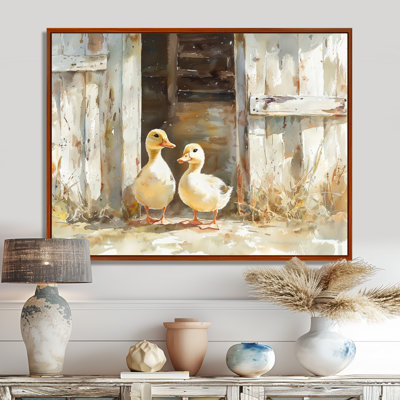Dreion Ducks Portrait At The Farm I - Duck Wall Art