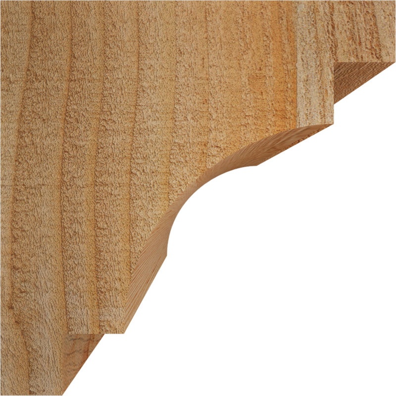 Corbeau méditerranéen, H 6 po x l 6 po x P 6 po, Sapin de Douglas, Sciage brut