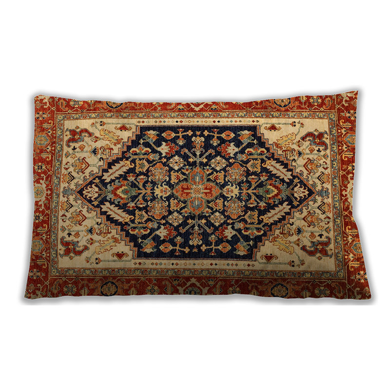 Coussin Abstract 2892, Microsuède
