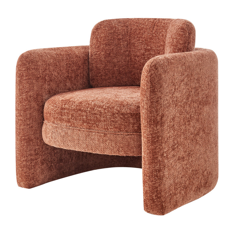 Cristie Upholstered Armchair, Grenada Terracotta Fabric