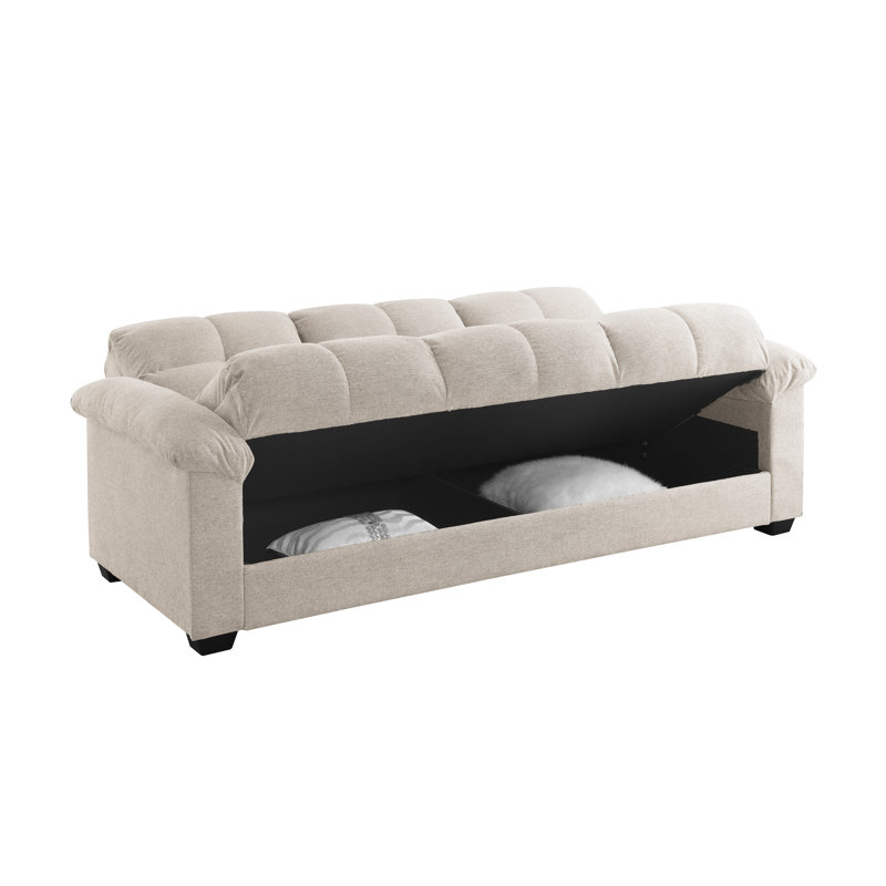 Laymantown Sofa Bed, Latte Chenille, 3