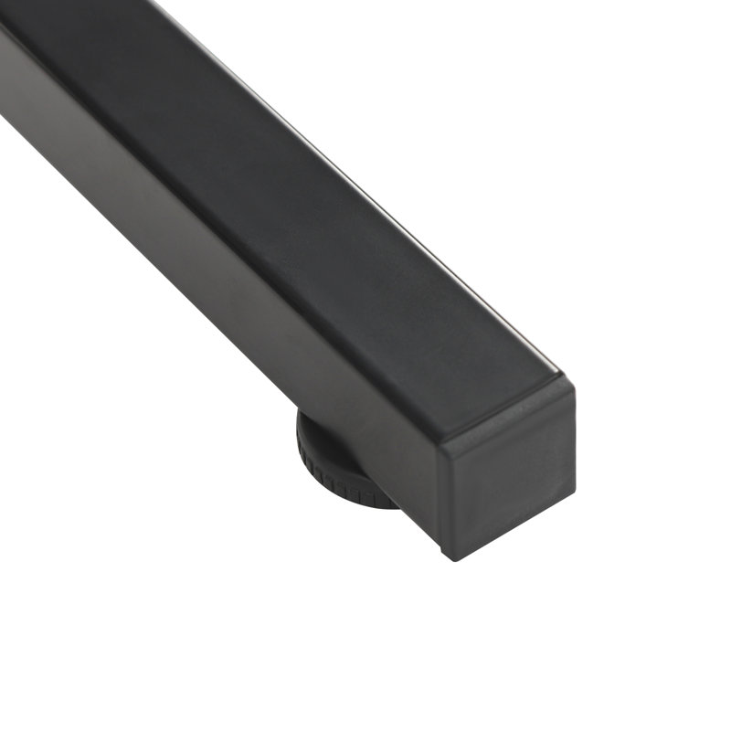 Barrière de sécurité portable extensible, Noir