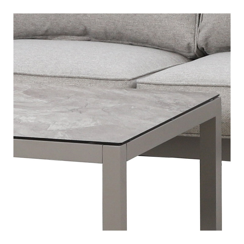 Adaeze 3 Seat Sofa Set - Cool Linen