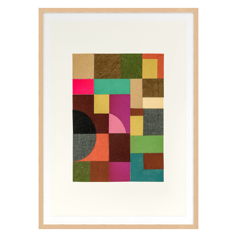 Apartmento Print by Burgess, Andy, Maple Single Picture Framed, 24'' H x 18'' W