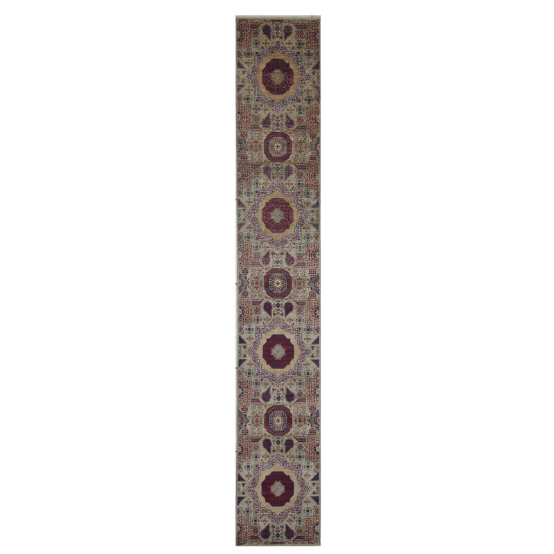 One-of-a-Kind 2'5" X 15'5" Hand Knotted Area Rug