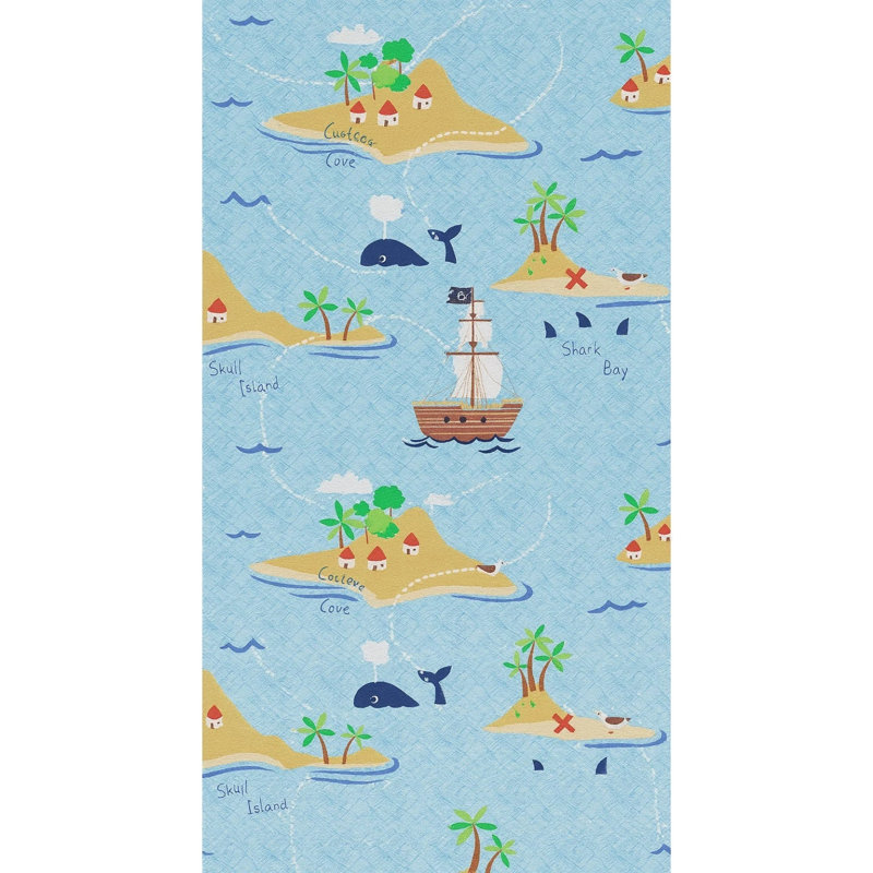 Carte Treasure Island, Bleu