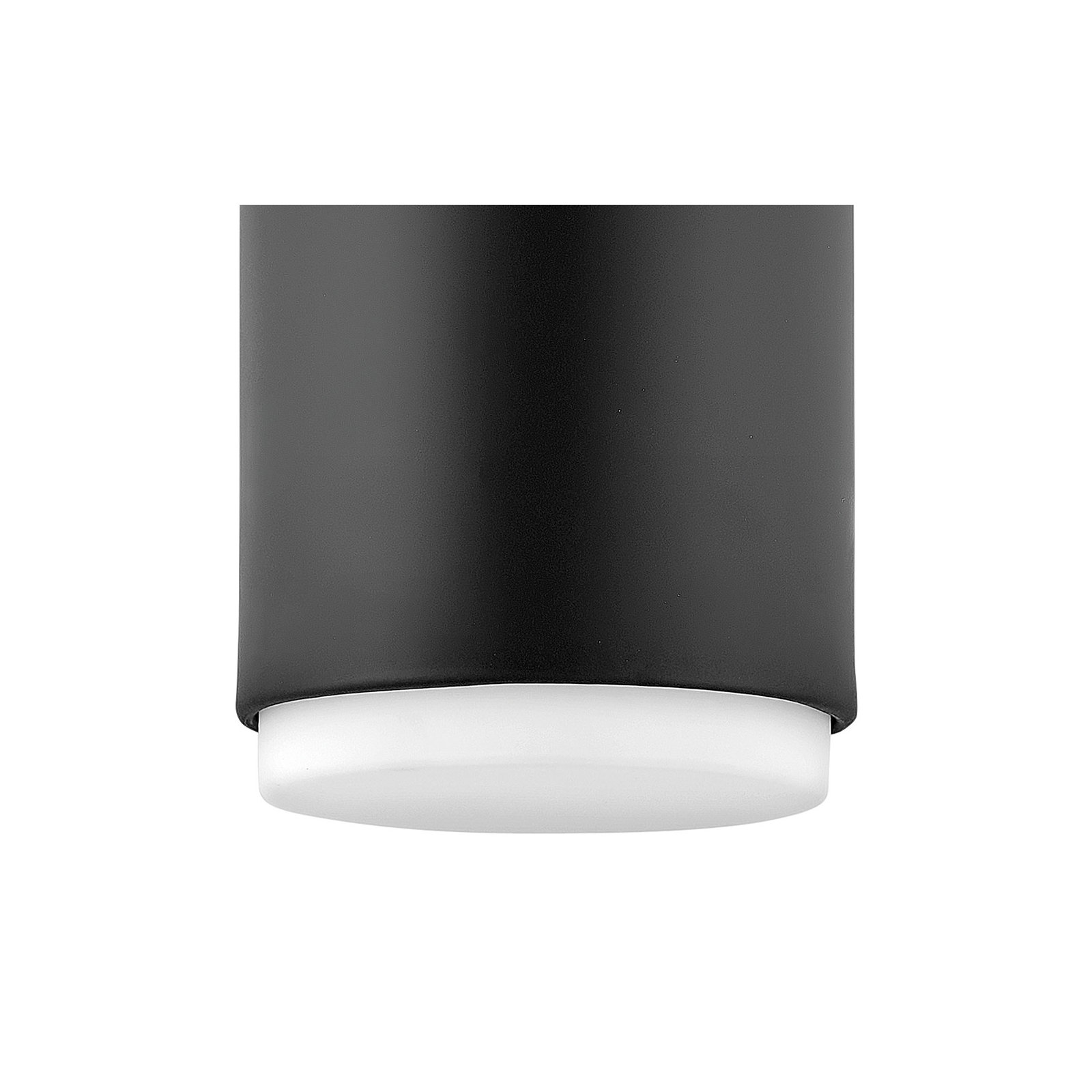 Fitzgerald Single Light Steel Dimmable Flush Mounted Sconce, Black, Black