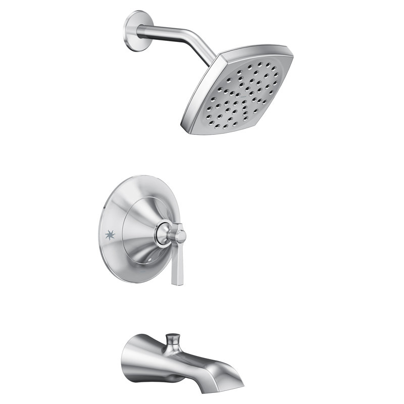 Robinet de baignoire et douche Flara, Chrome
