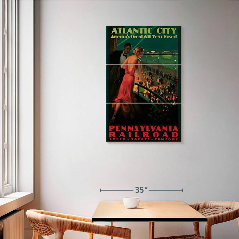 Senne Travel Rail Atlantic City, H 57 po x l 36 po
