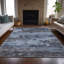 Machine Washable Indoor/Outdoor Xhevrie Blue Rug-112027385
