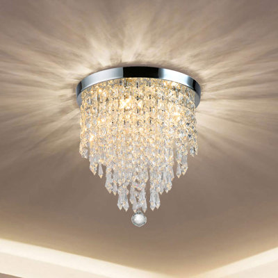 Algert Crystal Flush Mount