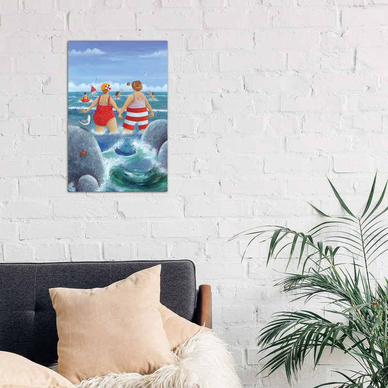 I Do Like To Be Beside The Seaside by Peter Adderley - Wrapped Canvas Print, 66.04 cm H x 45.72 cm W x 1.91 cm D