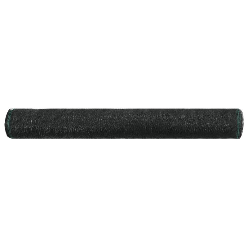 Vidaxl Tennis Screen HDPE Black, 3.9" W x 164" D
