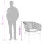Ensemble de salle à manger de patio avec coussins 3 pièces vidaXL-1329142185-1329142188-1329142190