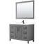 Ensemble de meuble-lavabo simple 48 po avec miroir Daria-97900689-97900692