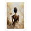 Portrait de ballerine, toile abstraite portrait, design par Petal Prints Design-2063169863