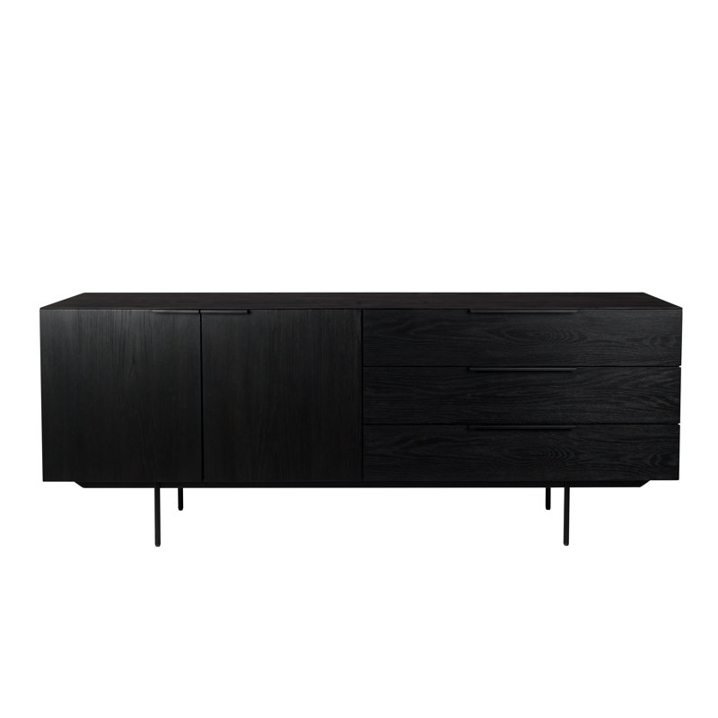 71'' W Credenza, Black