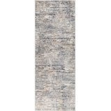 Abstract Light Gray/Charcoal Area Rug