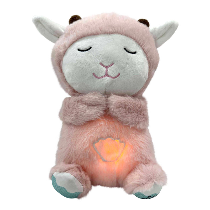 une sucette de lit avec une poupée et un capteur activé par le cri, B