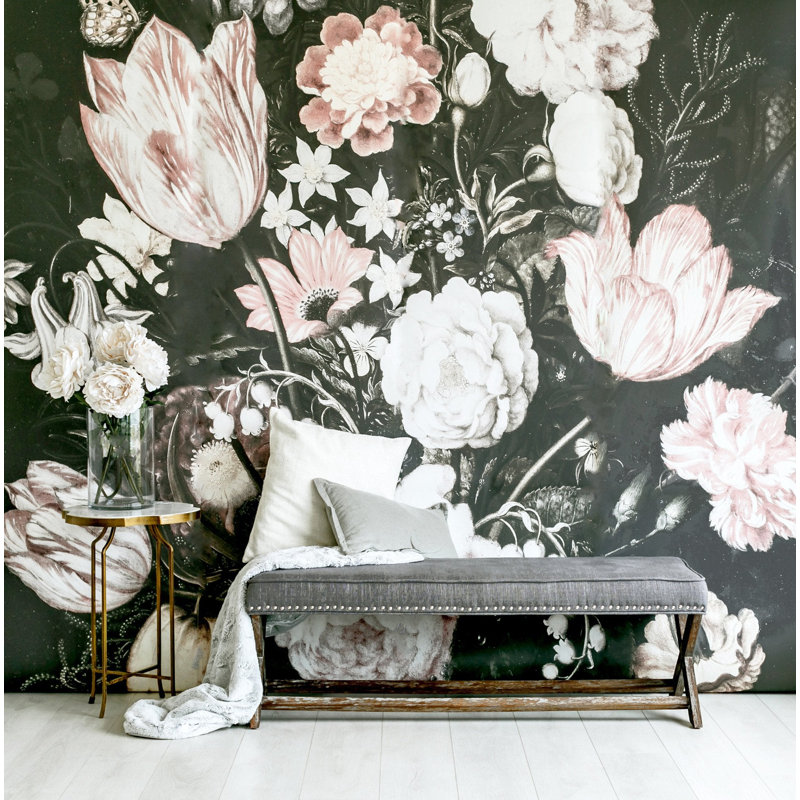 Floral Wallpaper, Non-Pasted
